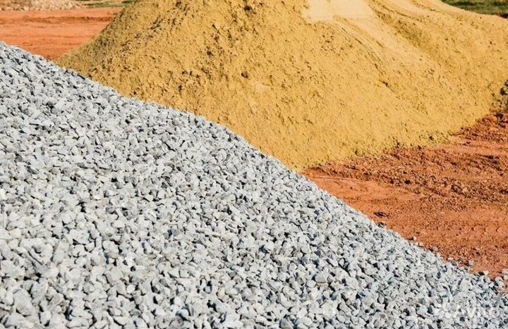 Мешанка, щебень,галька,песок с достав от 1 m3