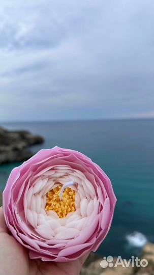 Интерьерные свечи-цветы