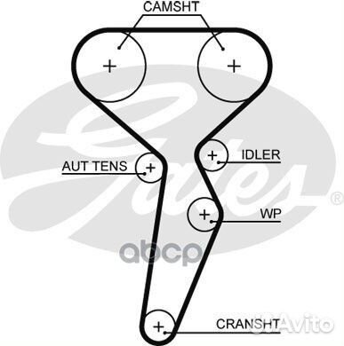 K035671XS рем.к-кт грм Renault Laguna/Clio/Dus