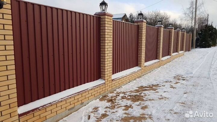 Забор под ключ 220