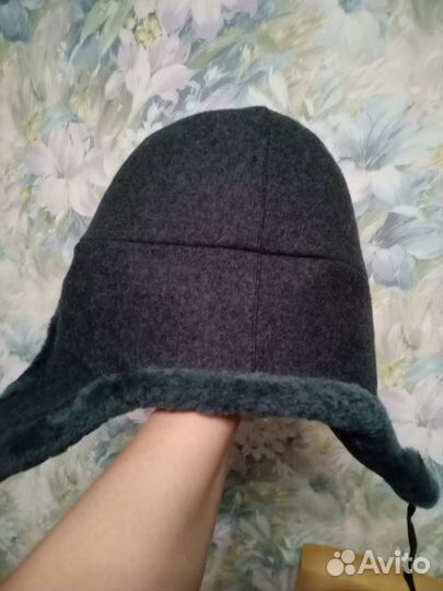 Зимняя шапка ушанка меховая