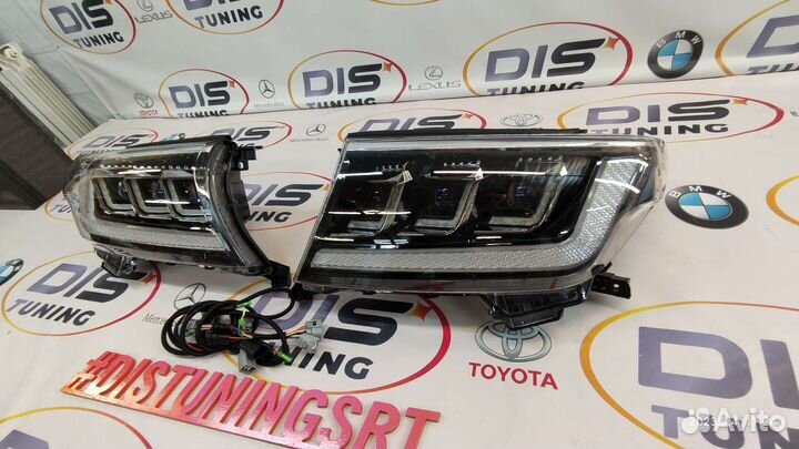 Фары Land Cruiser 200 2008-2015г Стиль LC300