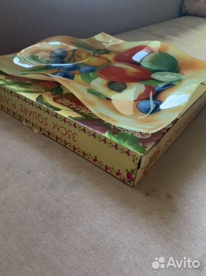 Стеклянная ваза доя фруктов