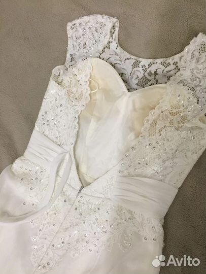 Свадебное платье рыбка