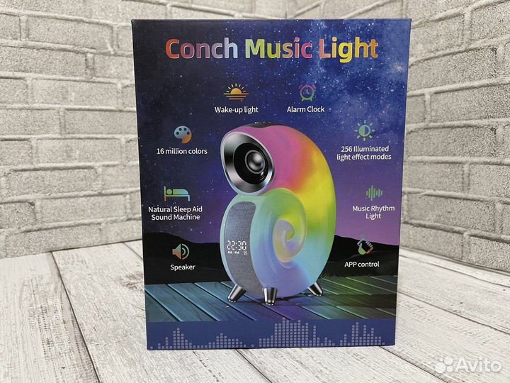 Лампа-колонка 4 в 1 Улитка