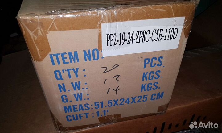 Патч панель pp2-19-24-8p8c-c5e-110d