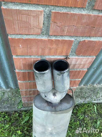 Глушитель на mitsubishi outlander xl