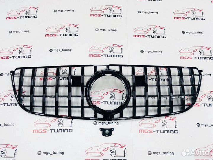 Решетка Mercedes GLS X166 GT style Black AMG