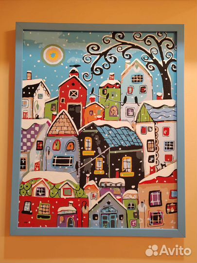 Картина Карла Герард Пряничные домики реплика