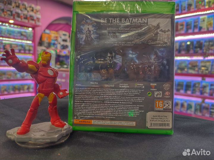 Диск Xbox One Batman Return To Arkham (Новый)