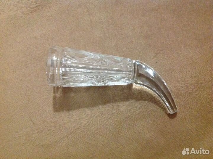 Рог для вина, хрусталь, времён СССР