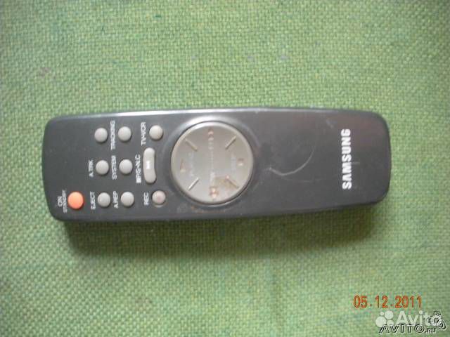 Пульт для видеомагнитофона samsung