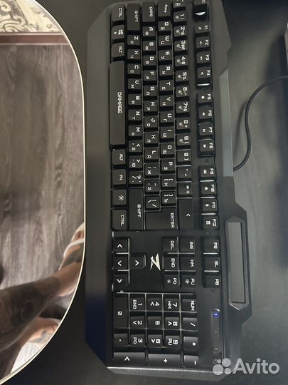 Игровая клавиатура ZET gaming Damage с подсветкой