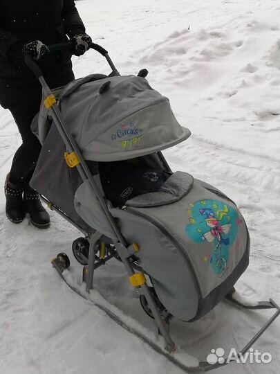 Санки коляска Ника 7