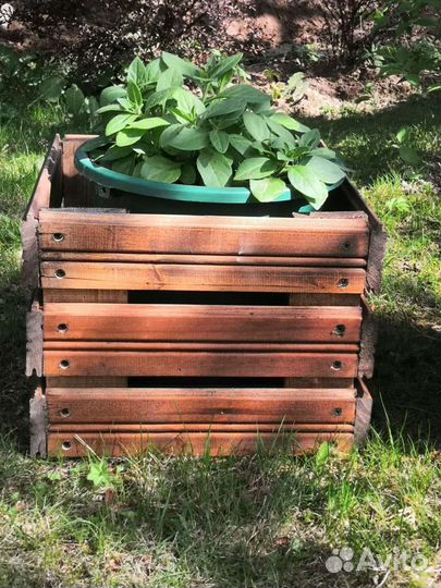 Деревянные ящики для цветов