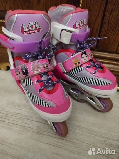 Роликовые коньки детские Lol surprise