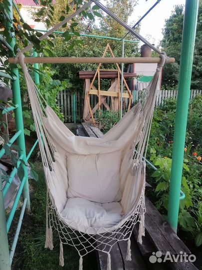 Новое Подвесное кресло гамак качели с подушками