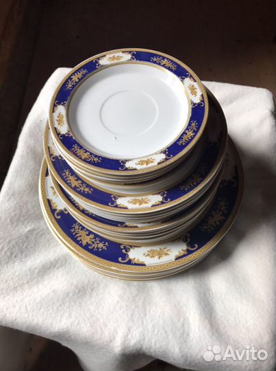 Набор фарфоровой посуды kfz porcelain тарелки