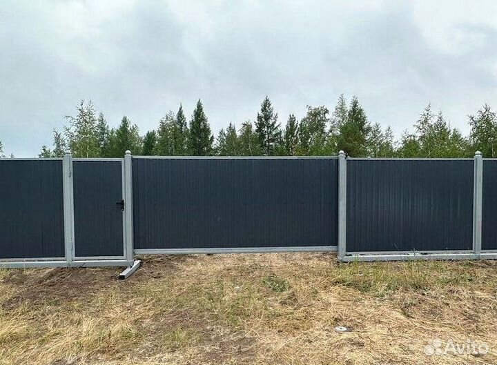 Откатные ворота калитка