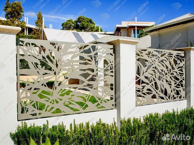 Забор металлический