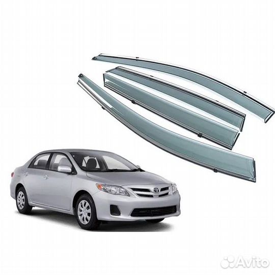Дефлектор окон (оригинал) Toyota Corolla (2006-201