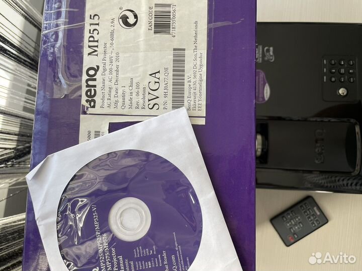 Проектор benq MP515 б/у