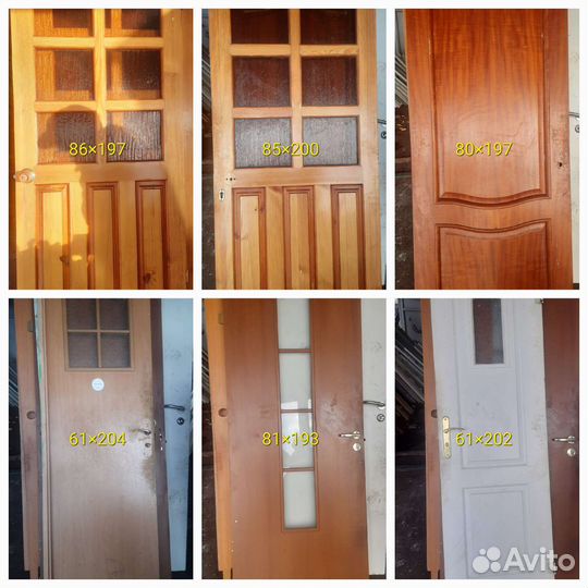 Входные и межкомнотные двери бу