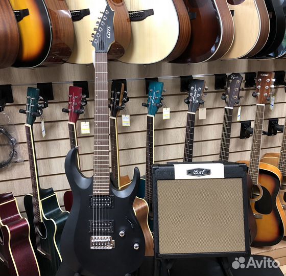 Электрогитара Cort X100 + комбо Cort CM15,комплект