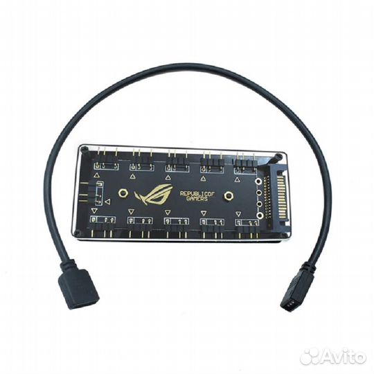 Сплиттер argb 5V 3pin on 10 ports, 30cm