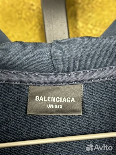 Balenciaga Dirty Polo Zip Hoodie