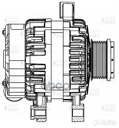 Генератор great wall hover H6 (11) 1.5T 105A