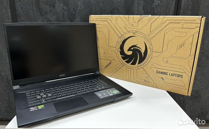 Как новый 17.3 с гарантией rtx 4050 ноутбук