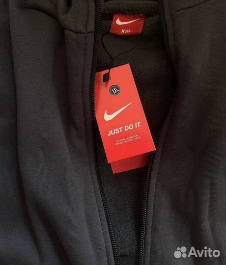 Кофта Nike теплая с капюшоном