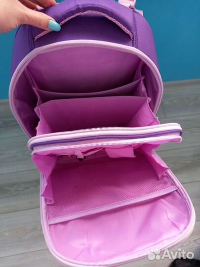 Рюкзак школьный для девочки бу