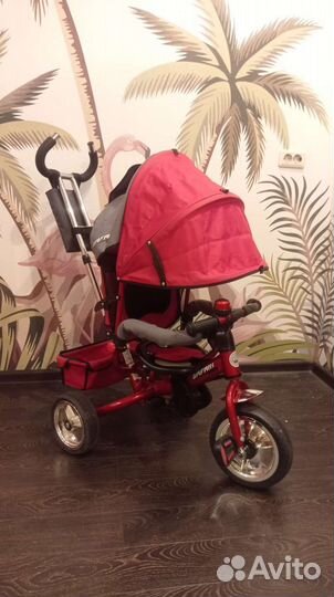 Трехколесный велосипед с родительской ручкой
