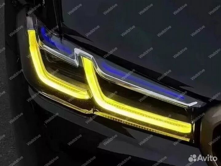 Ангельские глазки BMW 5 G30 G31 M5 F90 рест желтые