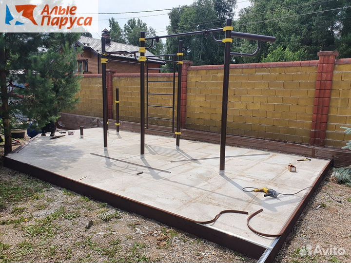 Резиновое покрытие для детских площадок