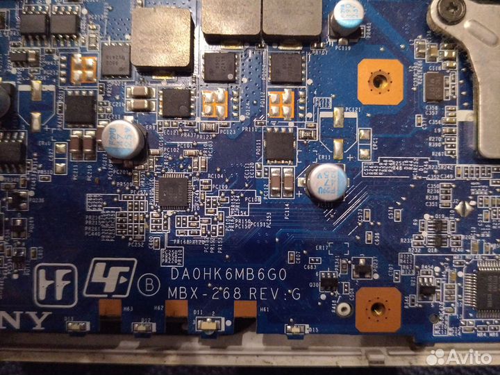 Материнская плата с процессором и памятью