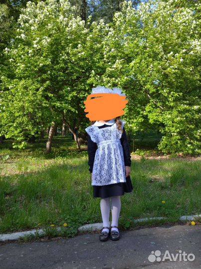 Школьный фартук 122 128 (цена за 2шт)