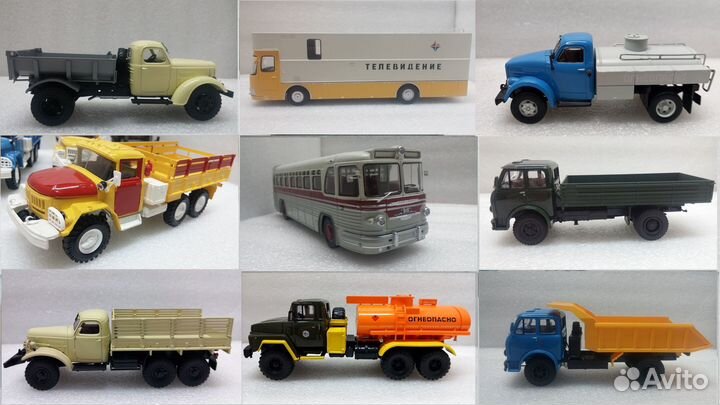 1:43 модели грузовики Элекон Камаз Зис Лиаз