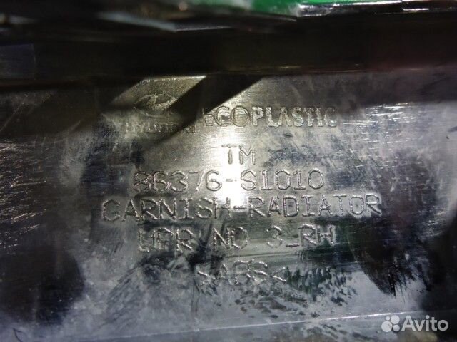 Накладка переднего бампера правая Hyundai Santa Fe