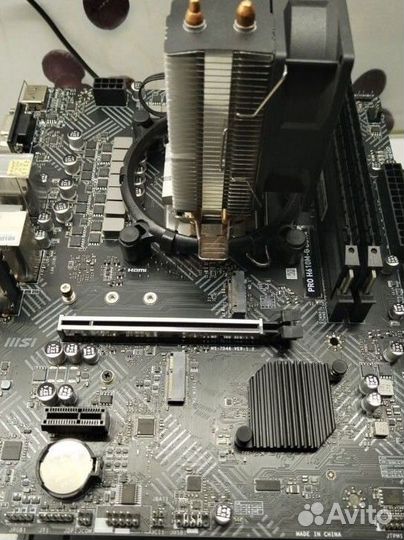 Связка 12100/MSI H610M-G/16Gb DDR4/Охлаждение