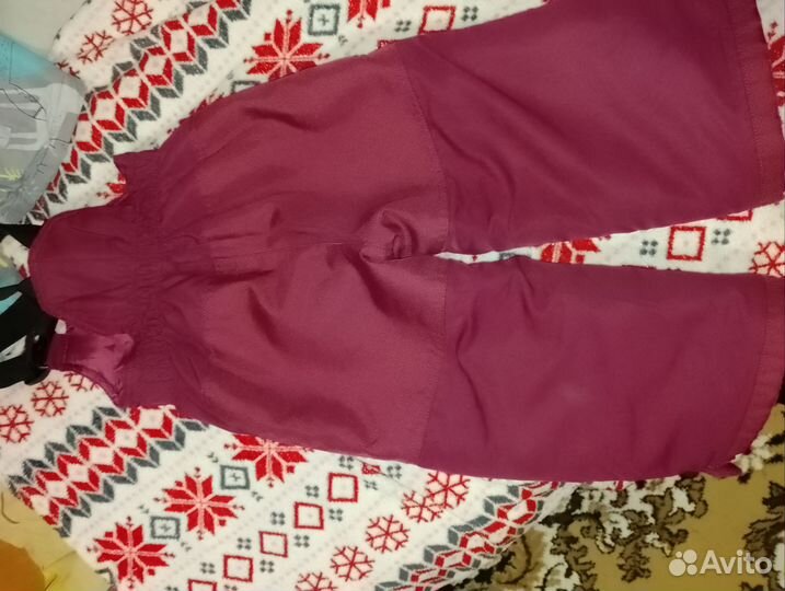 Зимний костюм для девочки 92