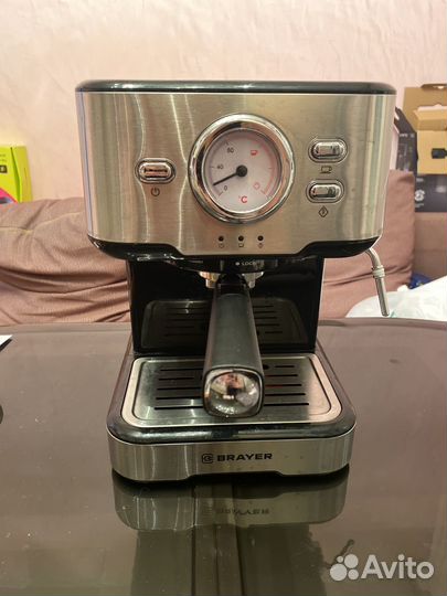 Кофеварка рожковая brayer