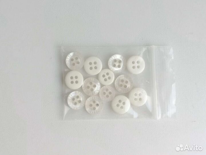 Пуговицы от мужских рубашек, наборы