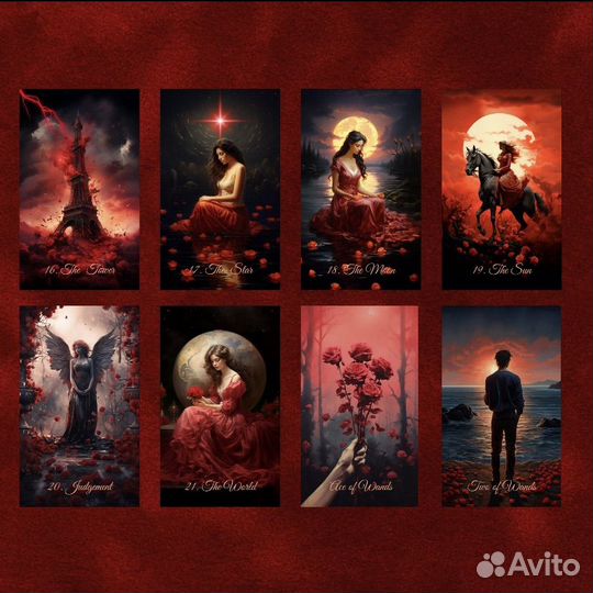 Scarlet Rose Love Tarot / Таро Алой Розы