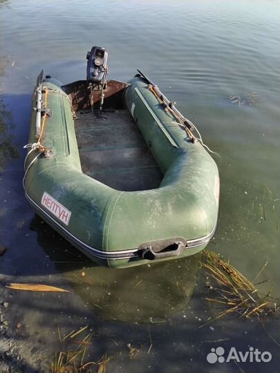 Лодка нептун KM-280 с мотором sharmax SM3.5FHS