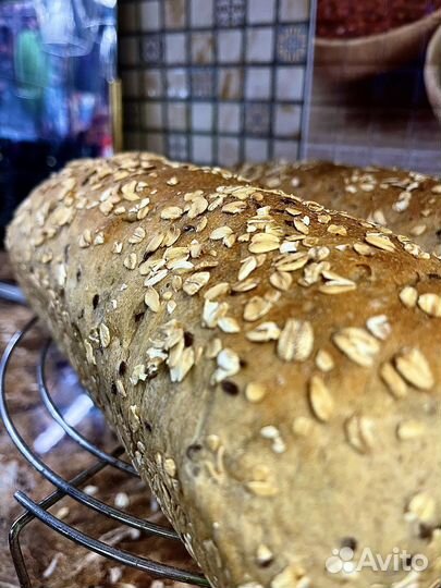 Багеты хлеб на пшеничной и ржаной закваске