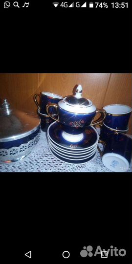 Сервизы кобальт, ссср, Довбыш