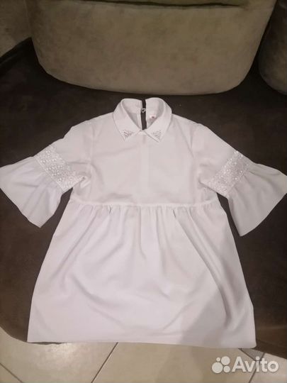 Блузка школьная белая на девочку